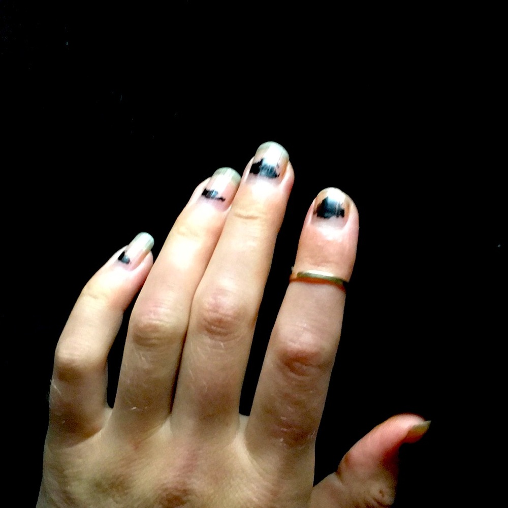 14 KT GOLD BAND RING